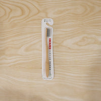 Eco toothbrush with bamboo handle and soft bristles