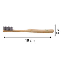 Soft Bamboo Toothbrush, Biodegradable Wooden Toothbrush with Soft Bristles (1 Pc)