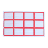 Office writable label sheets to label folders and office supplies