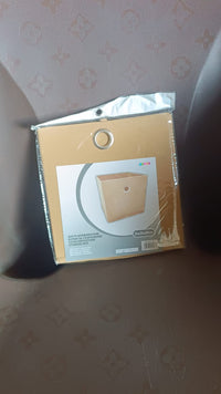 Neutral image of foldable jute storage box for household storage