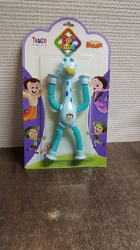 Colorful giraffe shaped stretchable spring toy for children