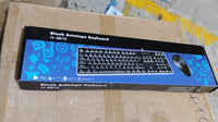 Retail packaging of the Wiregenix Wired Keyboard Mouse Combo, ready for quick setup.