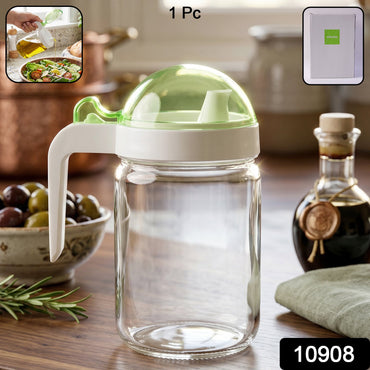 580ml transparent glass oil bottle suitable for kitchen use